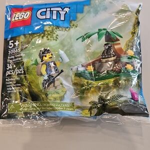LEGO City Jungle Adventure Set with Green and Brown 30665
